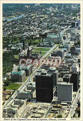 Moderne Karte Le Coeur de la Capitale du Canada