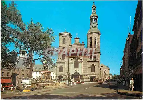 Moderne Karte Quebec La Basilique Notre Dame