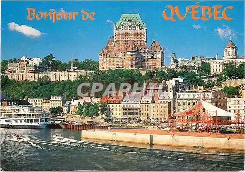 Cartes postales moderne Bonjour de Quebec