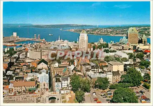 Moderne Karte Quebec Que Vue aerienne de Quebec