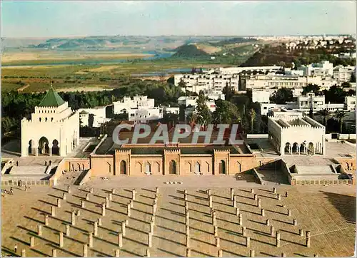 Moderne Karte Rabat Le Mausolee Mohammed V