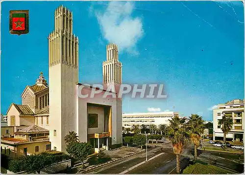 Moderne Karte Rabat Cathedrale St Pierre