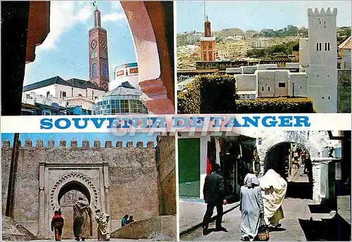 Moderne Karte Souvenir de Tanger