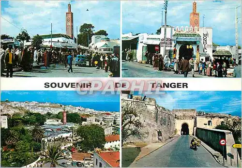 Moderne Karte Souvenir de Tanger