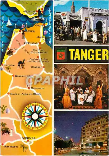Moderne Karte Tanger Zoco Grande