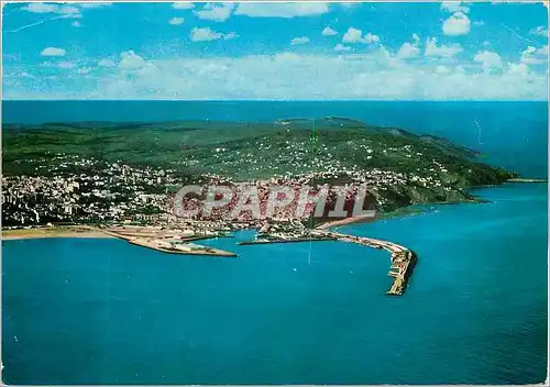 Moderne Karte Tanger Vue aerienne de la ville et du port