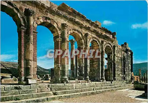 Moderne Karte Volubilis Ruines Romaines