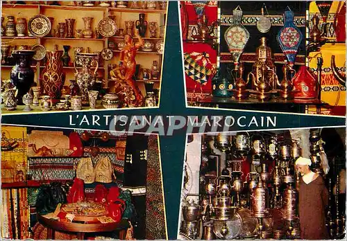 Moderne Karte L'Artsanat Marocain