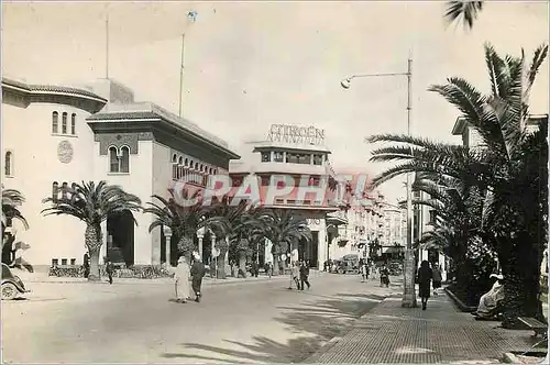 Cartes postales moderne Casablanca Maroc Avenue d'Amade Citroen