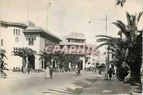 Moderne Karte Casablanca Maroc Avenue d'Amade Citroen