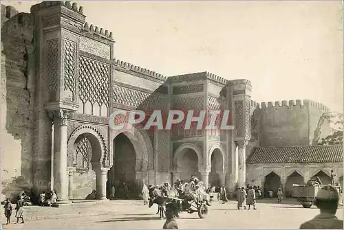 Moderne Karte Meknes Bab Mansour