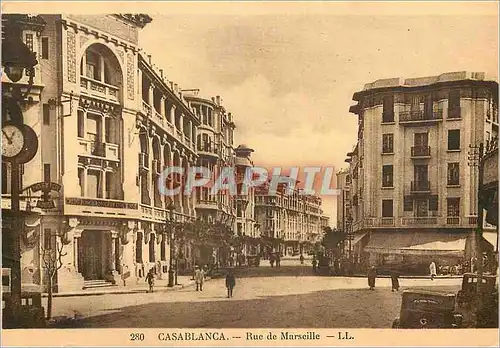 Cartes postales moderne Casablanca Rue de Marseille