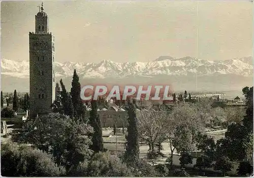 Moderne Karte Marrakech Sites et Folklore