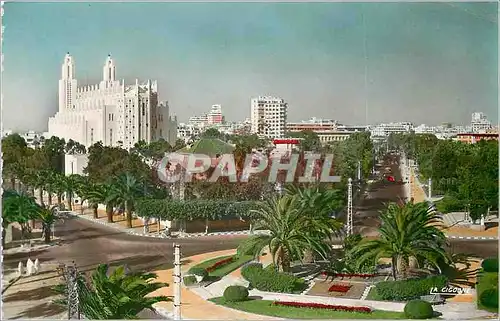 Cartes postales moderne Casablanca rond point mermoz