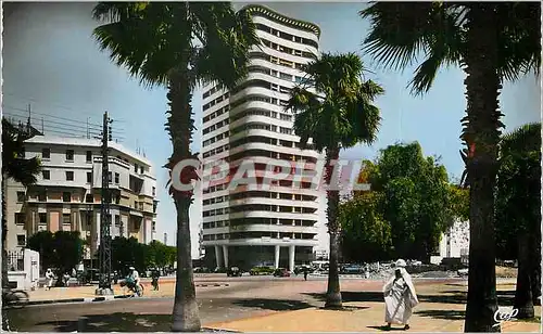 Moderne Karte Casablanca l'immeuble liberte