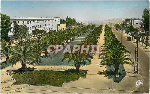 Moderne Karte Meknes l'esplanade du docteur institution notre dame