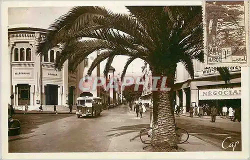 Cartes postales moderne Casablanca Bd de la gare et la poste
