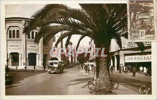 Moderne Karte Casablanca Bd de la gare et la poste