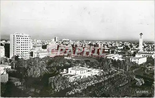 Cartes postales moderne Casablanca vue generale veres la place des nations unies