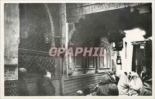 Cartes postales moderne Fes el bali un detail de la zaouia de moulay idriss