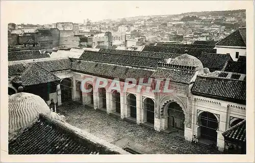 Moderne Karte Fes cour de la mosquee karouiine