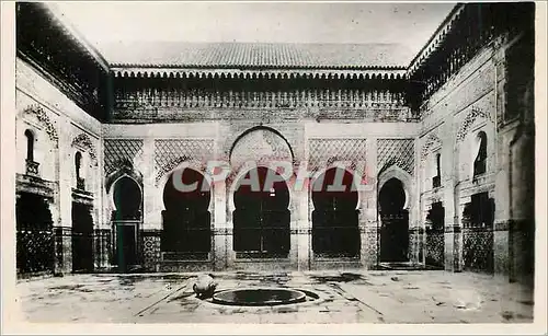 Cartes postales moderne Fes cour de la medersa bou anania