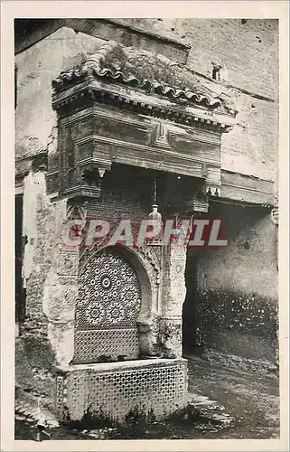 Cartes postales moderne Fes fontaine nedjarine