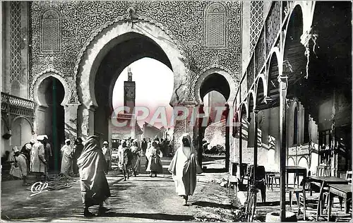 Cartes postales moderne Fes porte de bou jeloud (cote nord)