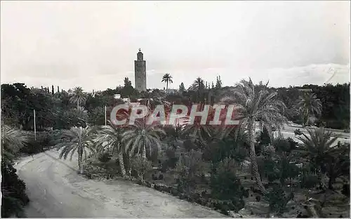 Cartes postales moderne Marrakech la kououbia et l'atlas