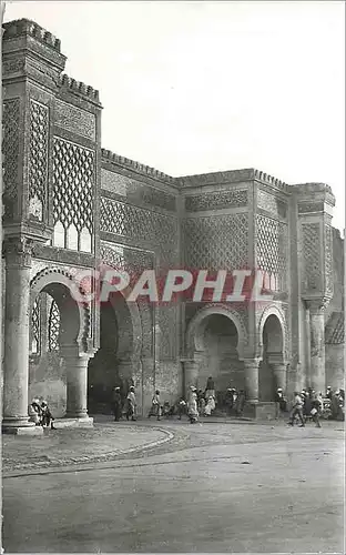 Moderne Karte Meknes bab mansour