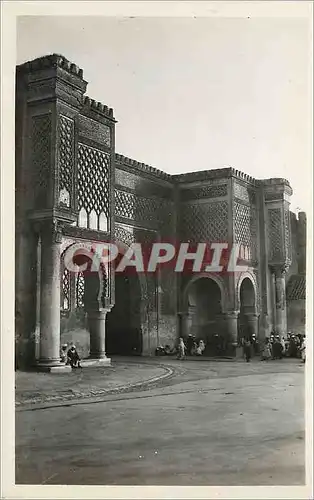 Moderne Karte Meknes bab mansour