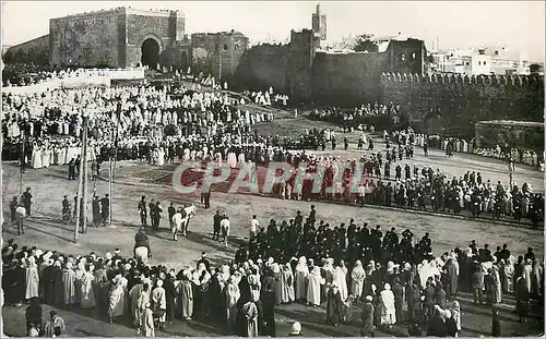 Cartes postales moderne Rabat fete indigene aux oudaias