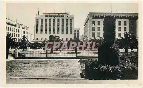 Moderne Karte Rabat Vue prise des jardins du palais de justice