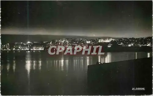 Cartes postales moderne Tanger vue la nuit