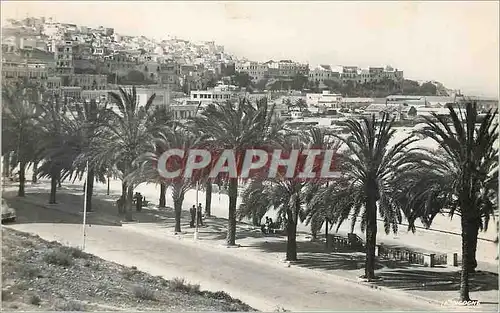 Moderne Karte Tanger la medina et l'avenue d'espagne