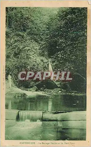Cartes postales Martinique le barrage daclos et le petit saut