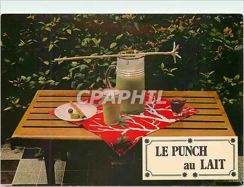 Cartes postales moderne Martinique Cuisine antillaise Le punch au lait