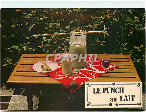 Moderne Karte Martinique Cuisine antillaise Le punch au lait