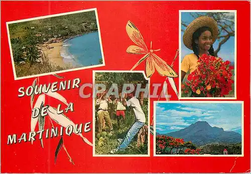 Moderne Karte Martinique Village de pecheurs