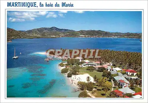 Cartes postales moderne Martinique Antilles Francaise la baie du Marin
