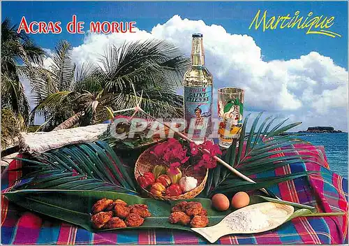 Moderne Karte Martinique Acras de Morue