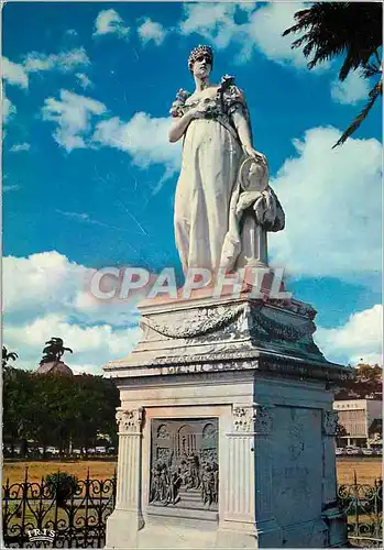 Cartes postales moderne Martinique Fort-de-France Statue de l'Imperatrice Josephine