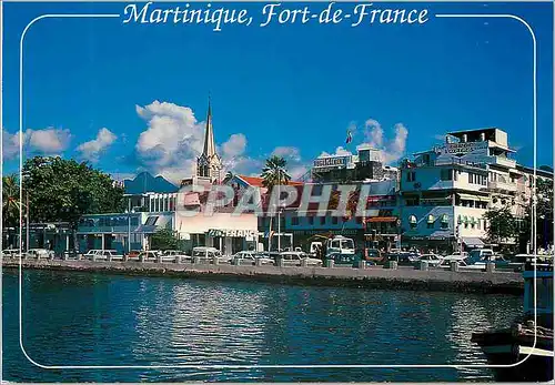 Moderne Karte Martinique Fort-de-France