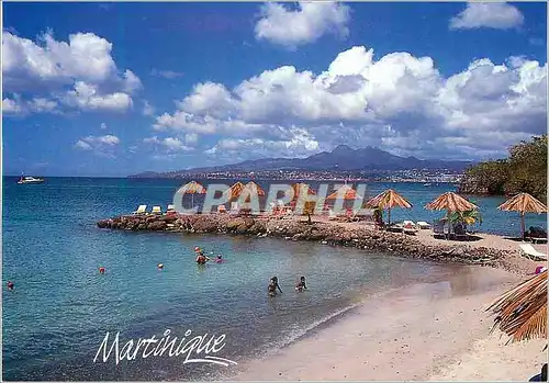 Moderne Karte Martinique Plage de l'hotel Meridien