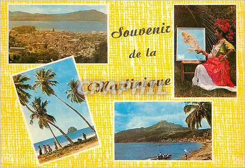 Cartes postales moderne Martinique Vue de Fort-de-France Le Diamant