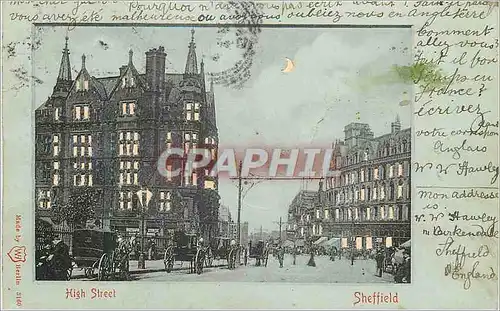 Cartes postales Sheffield High Street