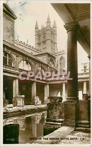 Cartes postales View in the Roman Baths Bath