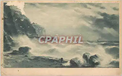 Cartes postales Rough sea off Clovelly
