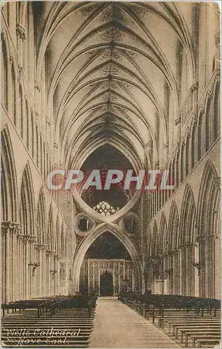Ansichtskarte AK Wells Cathedral Nave East