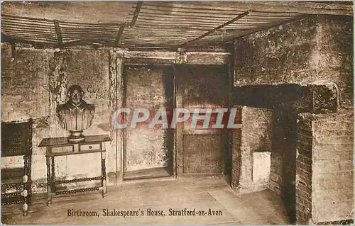 Cartes postales Birthroom shakespeare's house stratford on aven